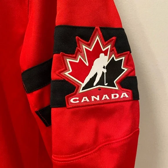 Nike Red and Black Canada Hockey Jersey - Picture 4 of 6